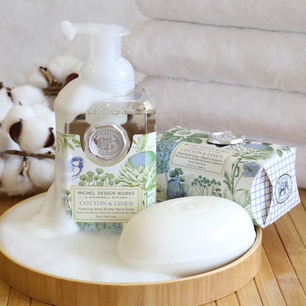 Cotton & Linen Foaming Hand Soap by Michel Design Works Cotton & Linen Foaming Hand Soap by Michel Design Works