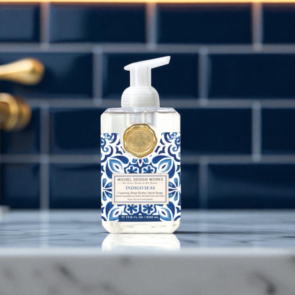 Indigo Seas Foaming Hand Soap by Michel Design Works Indigo Seas Foaming Hand Soap by Michel Design Works