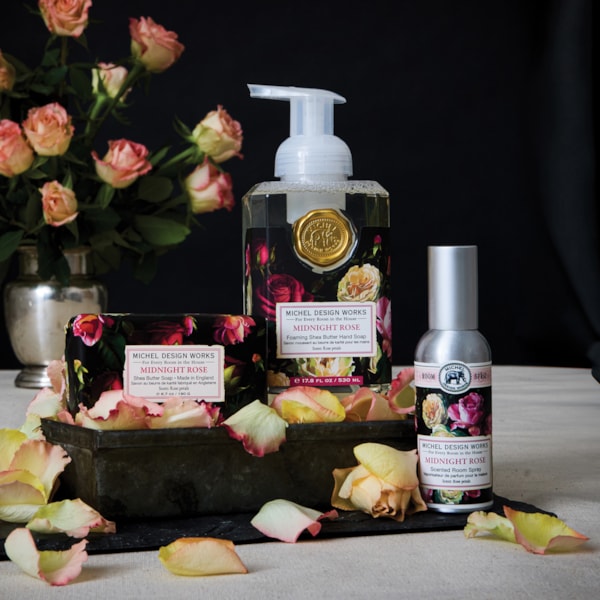 Midnight Rose Foaming Hand Soap by Michel Design Works Midnight Rose Foaming Hand Soap by Michel Design Works