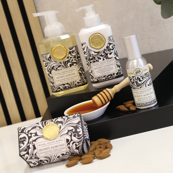 Honey Almond Bath Soap Bar by Michel Design Works Honey Almond Bath Soap Bar by Michel Design Works