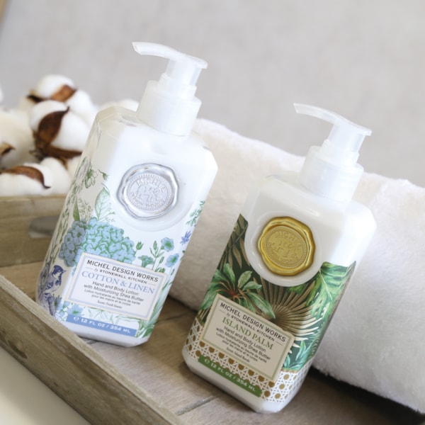 Cotton & Linen Hand and Body Lotion by Michel Design Works Cotton & Linen Hand and Body Lotion by Michel Design Works