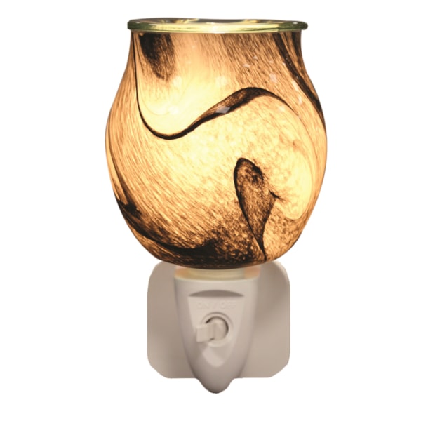 Wax Melter Plug In - Grey Swirl 12cm Wax Melter Plug In - Grey Swirl 12cm