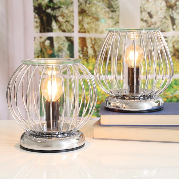 Electric Wax Melter Touch – Chrome Framework Industrial Sphere 17cm