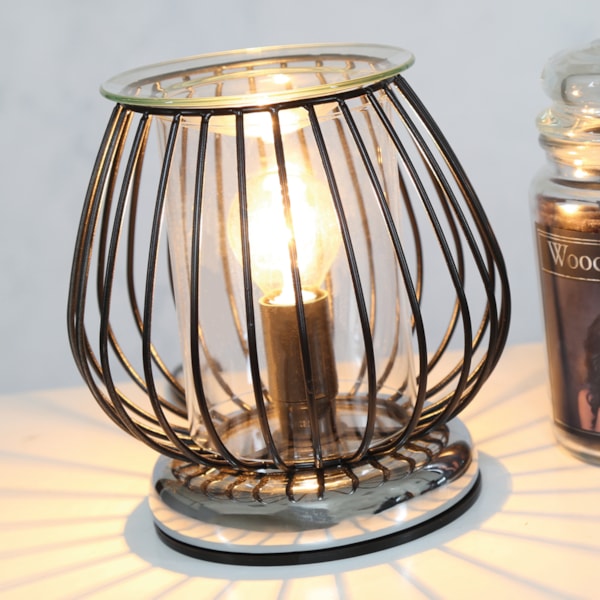 Electric Wax Melter Touch – Black Framework Industrial Globe 17cm Electric Wax Melter Touch – Black Framework Industrial Globe 17cm