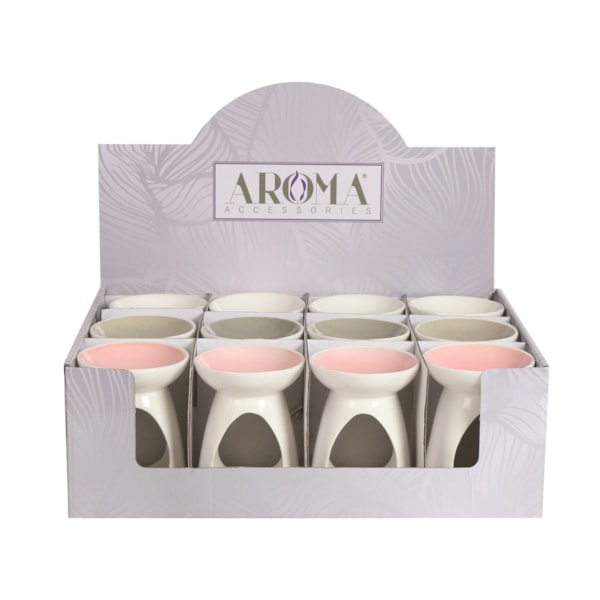 Wax Melt Burner Teardrop 3 Assorted Pink, White, Grey Wax Melt Burner Teardrop 3 Assorted Pink, White, Grey