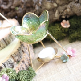 Wax Melt Burner - Petal Green 11cm Wax Melt Burner - Petal Green 11cm