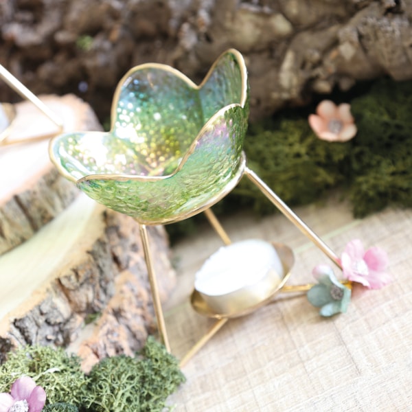 Wax Melt Burner - Petal Green 11cm Wax Melt Burner - Petal Green 11cm