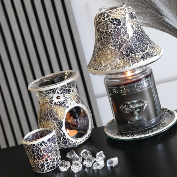 Wax Melter - Black and Gold Crackle Wax Melter - Black and Gold Crackle