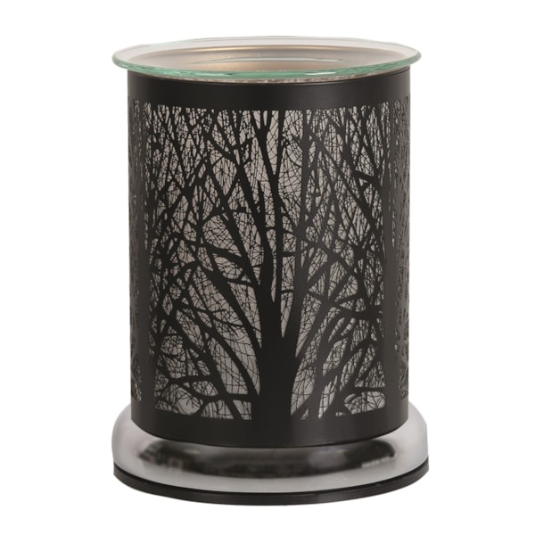Electric Wax Melter Touch - Black Silhouette Forest 17cm Electric Wax Melter Touch - Black Silhouette Forest 17cm