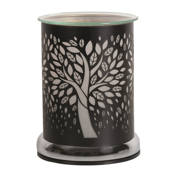 Electric Wax Melter Touch - Black Silhouette Tree Of Life 17cm Electric Wax Melter Touch - Black Silhouette Tree Of Life 17cm