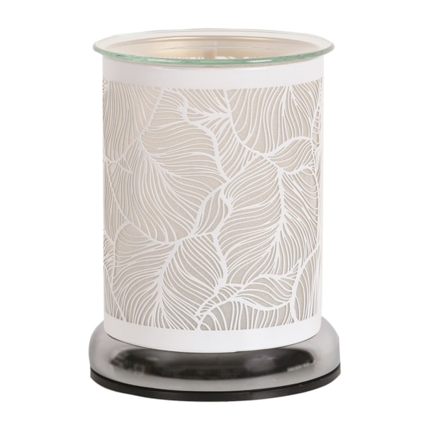 Electric Wax Melter Touch - White Silhouette Botanicals 17cm Electric Wax Melter Touch - White Silhouette Botanicals 17cm