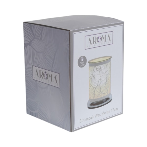 Electric Wax Melter Touch - White Silhouette Botanicals 17cm Electric Wax Melter Touch - White Silhouette Botanicals 17cm