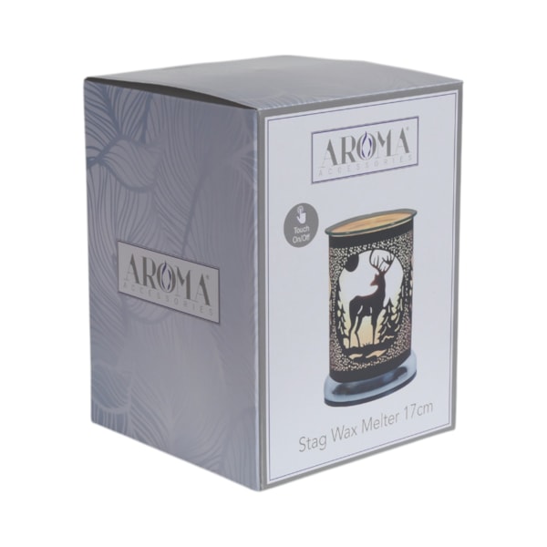 Electric Wax Melter Touch - Black Silhouette Stag 17cm Electric Wax Melter Touch - Black Silhouette Stag 17cm