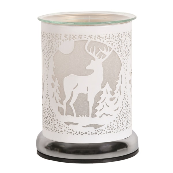 Electric Wax Melter Touch - White Silhouette Stag 17cm Electric Wax Melter Touch - White Silhouette Stag 17cm