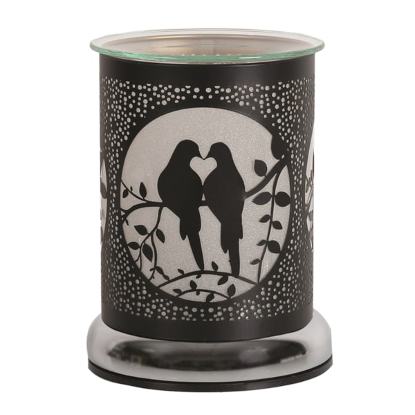 Electric Wax Melter Touch - Black Silhouette Doves 17cm Electric Wax Melter Touch - Black Silhouette Doves 17cm