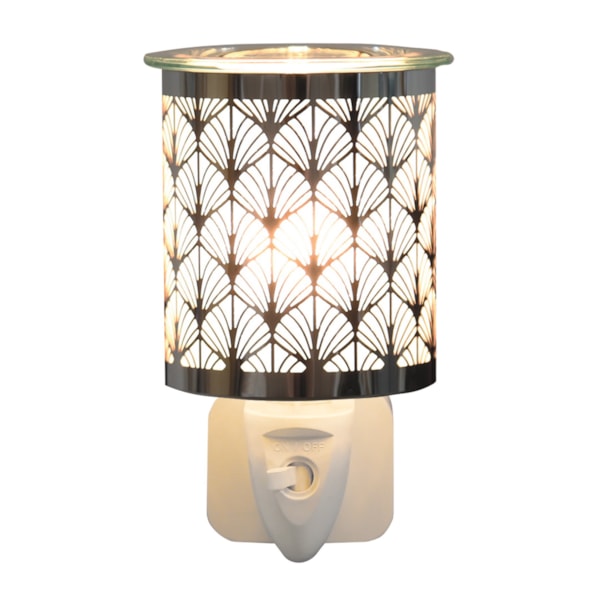 Wax Melter Plug In - Chrome Fan 13cm Wax Melter Plug In - Chrome Fan 13cm