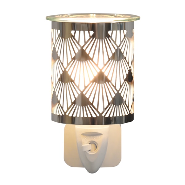 Wax Melter Plug In - Chrome Diamond 13cm Wax Melter Plug In - Chrome Diamond 13cm