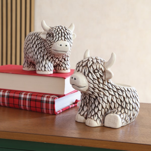 Highland Cow Melter 18cm