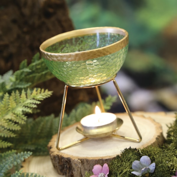 Bowl Wax Melter Green 11cm Bowl Wax Melter Green 11cm