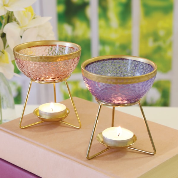 Bowl Wax Melter Lilac 11cm Bowl Wax Melter Lilac 11cm