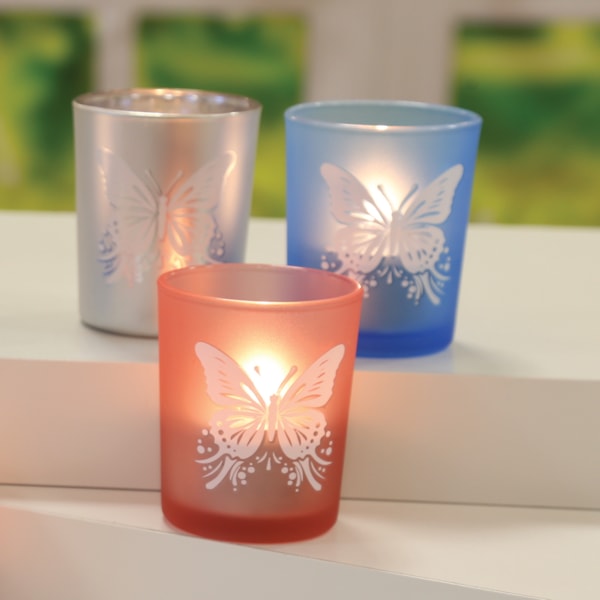 Butterfly Tealight Votive Holders Set3 Butterfly Tealight Votive Holders Set3