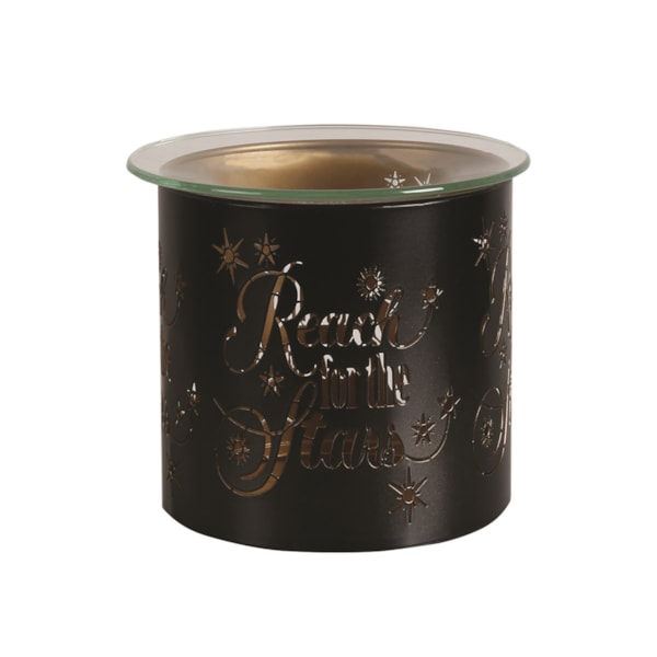 Tealight Wax Melter and Candle Holder - Black & Gold Silhouette Melter Reach Tealight Wax Melter and Candle Holder - Black & Gold Silhouette Melter Reach