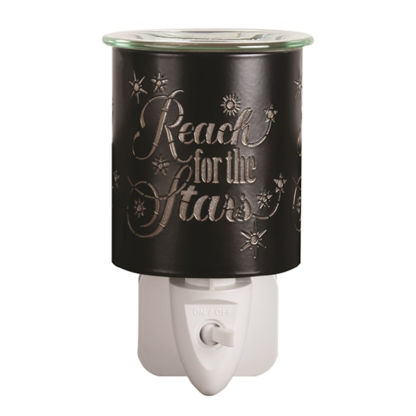 Wax Melter Plug In - Black & Gold Silhouette Reach 13cm Wax Melter Plug In - Black & Gold Silhouette Reach 13cm