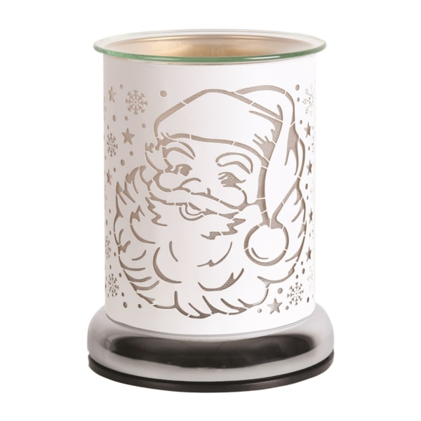 Electric Wax Melter Touch - White Silhouette Santa 17cm Electric Wax Melter Touch - White Silhouette Santa 17cm