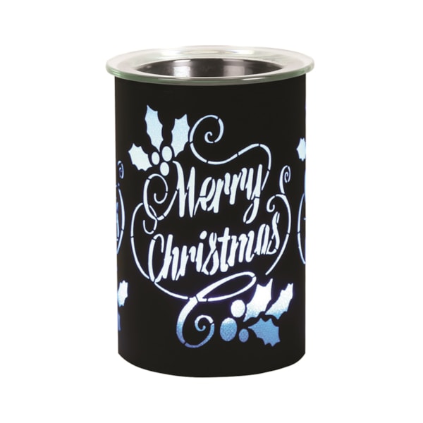 LED Melter Merry Christmas Black 12cm LED Melter Merry Christmas Black 12cm