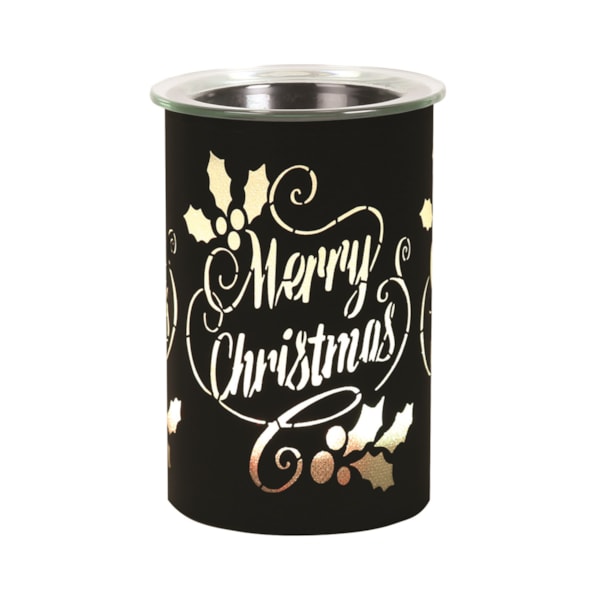 LED Melter Merry Christmas Black 12cm LED Melter Merry Christmas Black 12cm