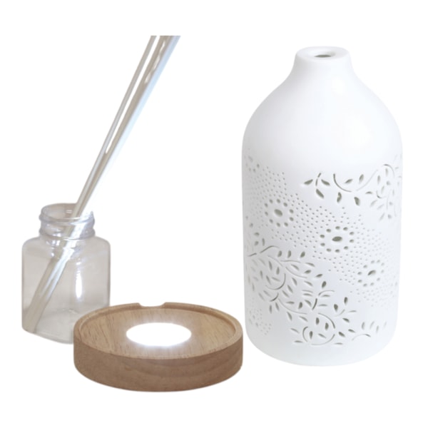LED Ceramic Reed Diffuser Leaf 19cm LED Ceramic Reed Diffuser Leaf 19cm