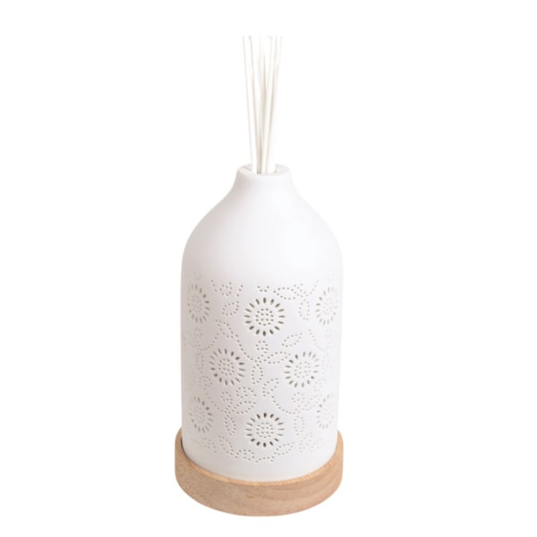 LED Ceramic Reed Diffuser Floral 19cm LED Ceramic Reed Diffuser Floral 19cm