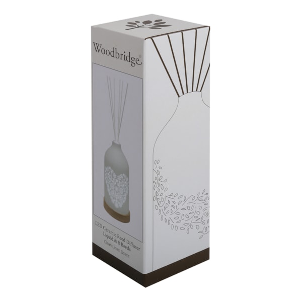 LED Ceramic Reed Diffuser Heart 19cm LED Ceramic Reed Diffuser Heart 19cm