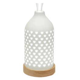 LED Ceramic Reed Diffuser Hearts 19cm