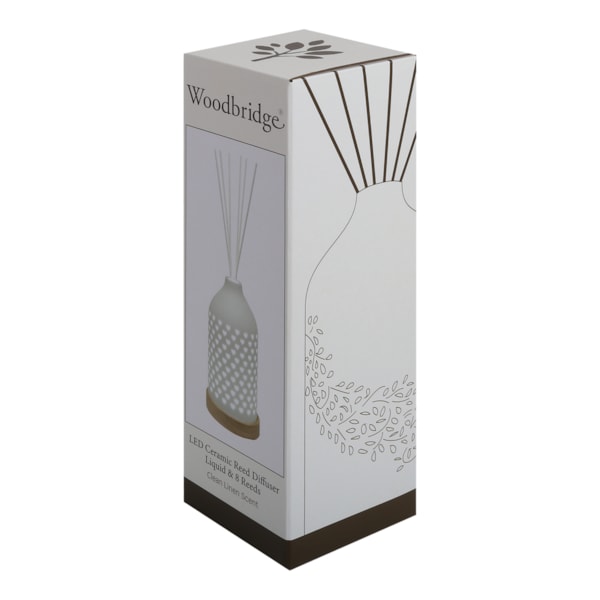 LED Ceramic Reed Diffuser Hearts 19cm LED Ceramic Reed Diffuser Hearts 19cm