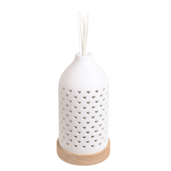 LED Ceramic Reed Diffuser Hearts 19cm LED Ceramic Reed Diffuser Hearts 19cm