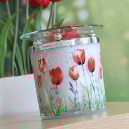 Tealight Wax Melter Tulip 10cm