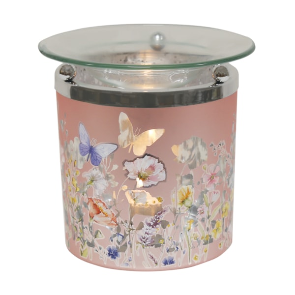 Tealight Wax Melter Pink Butterfly 10cm Tealight Wax Melter Pink Butterfly 10cm