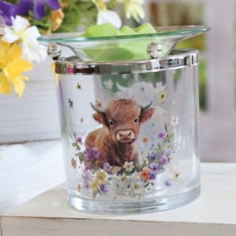 Tealight Wax Melter Highland Cow 10cm