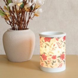 Electric Melter Red Floral 15cm Electric Melter Red Floral 15cm