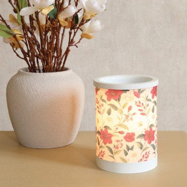 Electric Melter Red Floral 15cm Electric Melter Red Floral 15cm