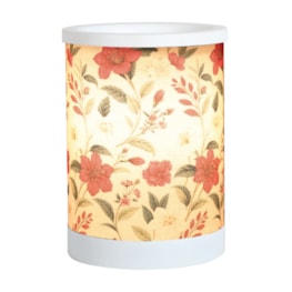 Electric Melter Red Floral 15cm