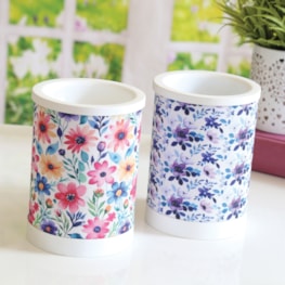 Electric Melter Lilac Floral 15cm