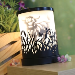 Electric Melter Highland Cow Black 15cm