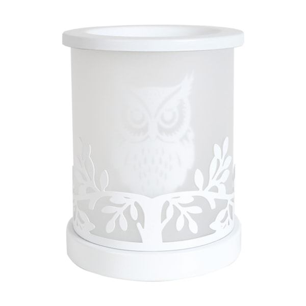 Electric Melter Owl White 15cm