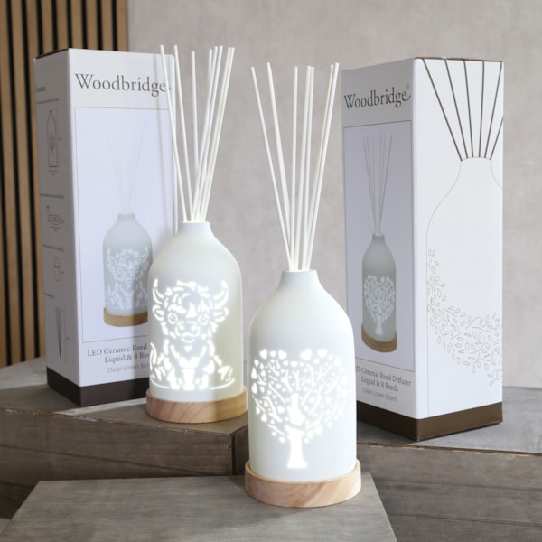 LED Ceramic Reed Diffuser Highland 19cm