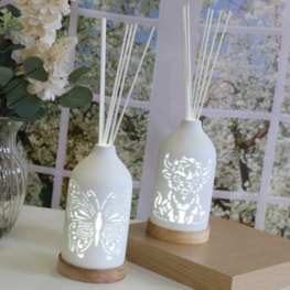 LED Ceramic Reed Diffuser Butterfly 19cm