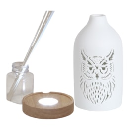 LED Ceramic Reed Diffuser Owl 19cm