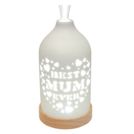 LED Ceramic Reed Diffuser Best Mum Ever 19cm LED Ceramic Reed Diffuser Best Mum Ever 19cm