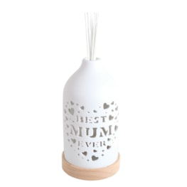 LED Ceramic Reed Diffuser Best Mum Ever 19cm